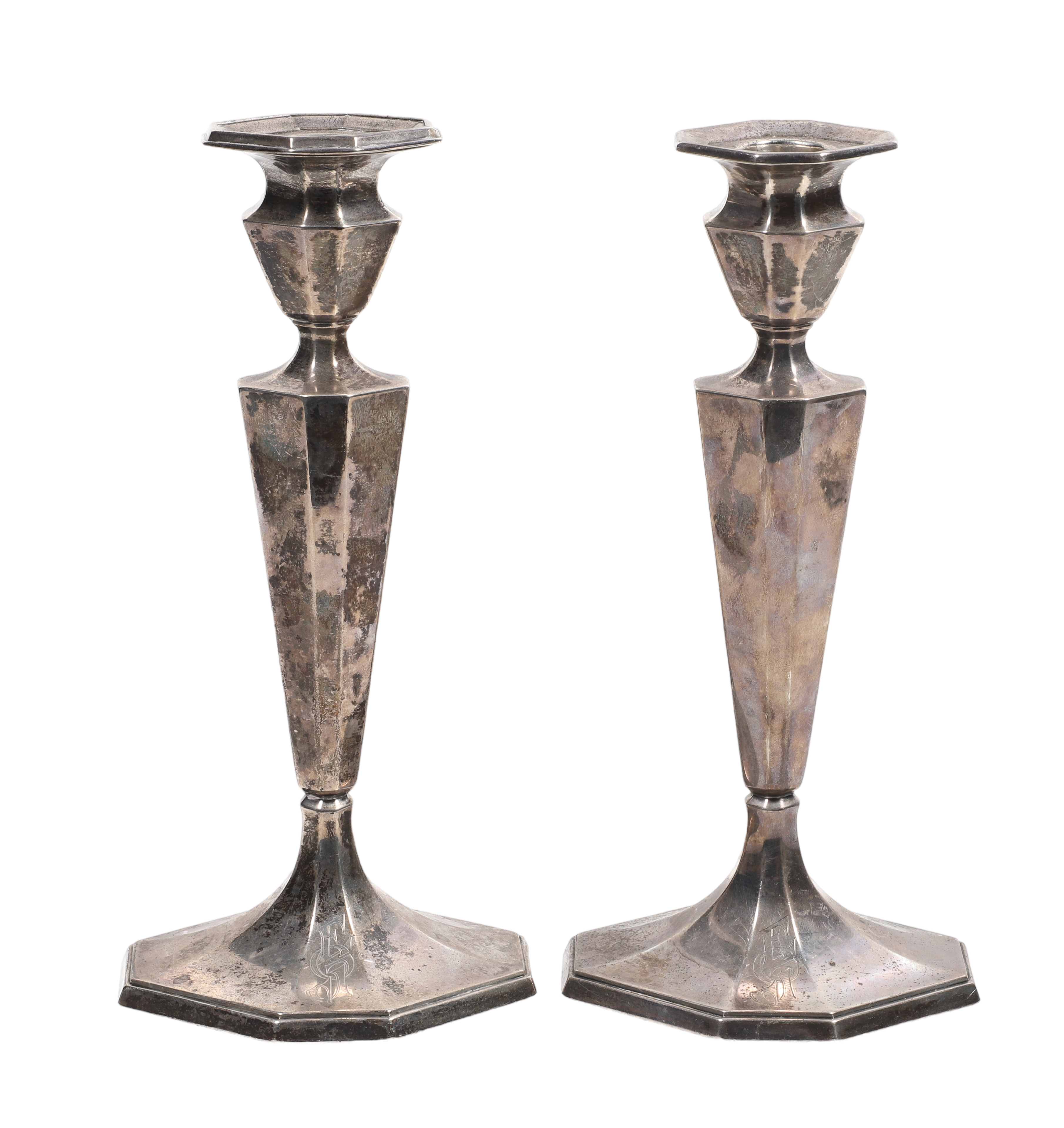 Gorham sterling candlesticks,