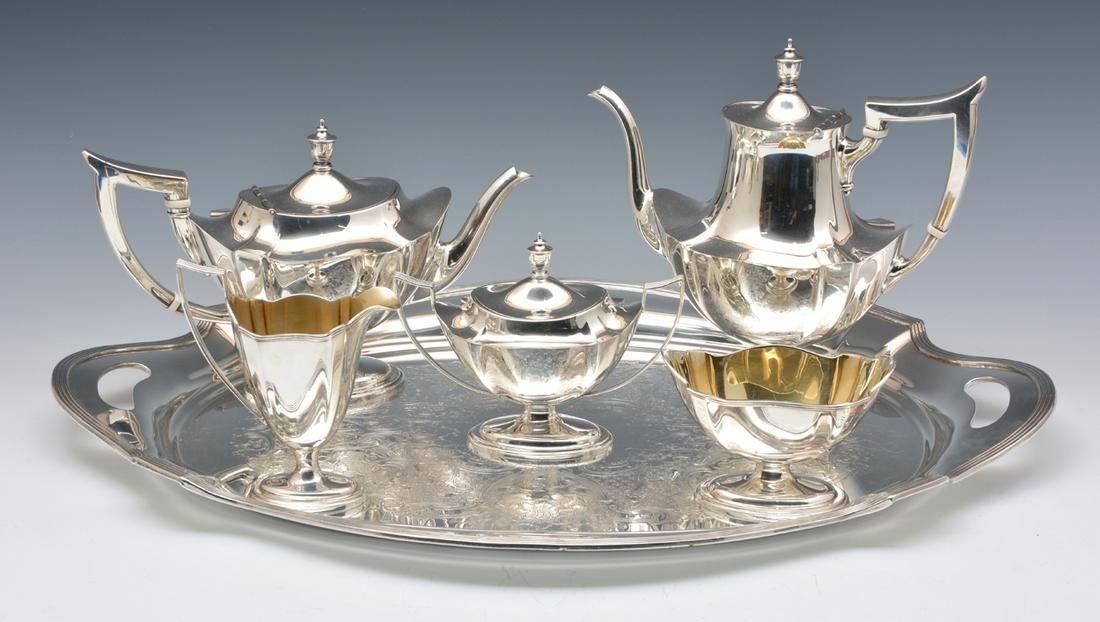 GORHAM STERLING COFFEE & TEA SET,