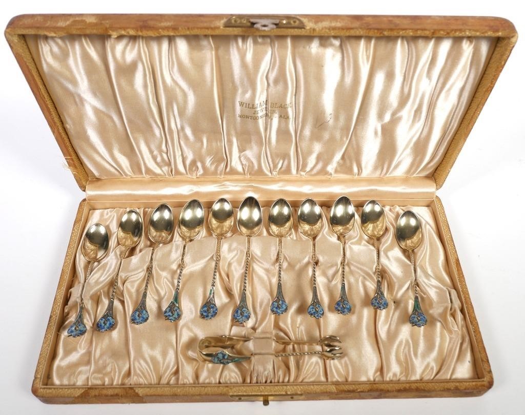 GORHAM STERLING DEMITASSE SET 808