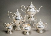 GORHAM STERLING FIVE-PIECE COF