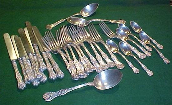 Gorham sterling flatware  partial