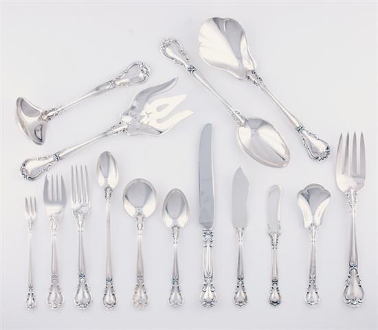 Gorham sterling flatware service