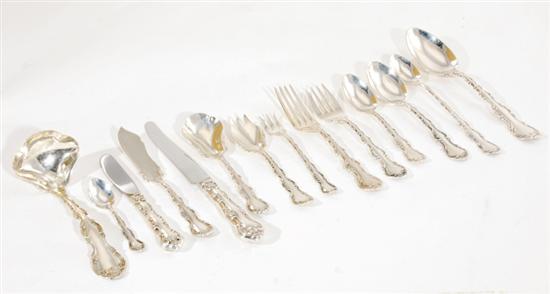 Gorham sterling flatware service