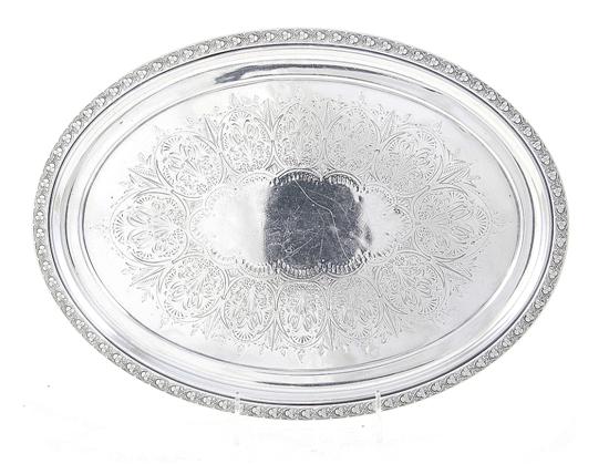 Gorham sterling footed salver of