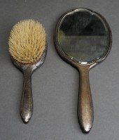 GORHAM STERLING MOUNTED HAIRBR