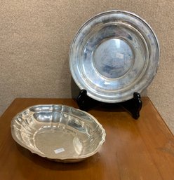 Gorham sterling oval shaped edge