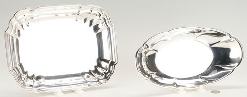 GORHAM STERLING OVAL TRAY &