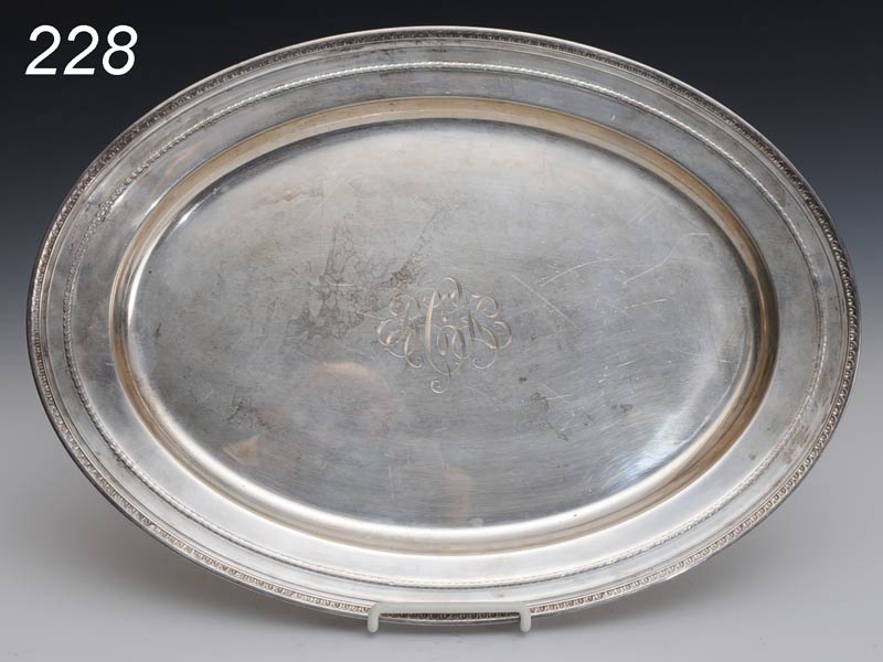 Gorham Sterling Platter Edgeworth