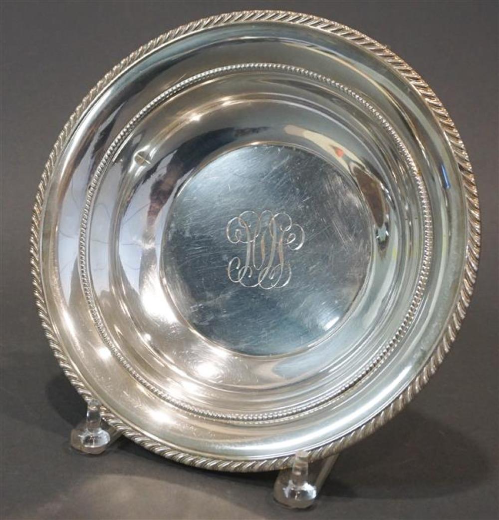 GORHAM STERLING ROUND BOWL, 7.3