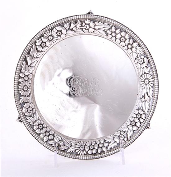 Gorham sterling salver Rhode Island