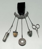 Gorham sterling sewing chatela