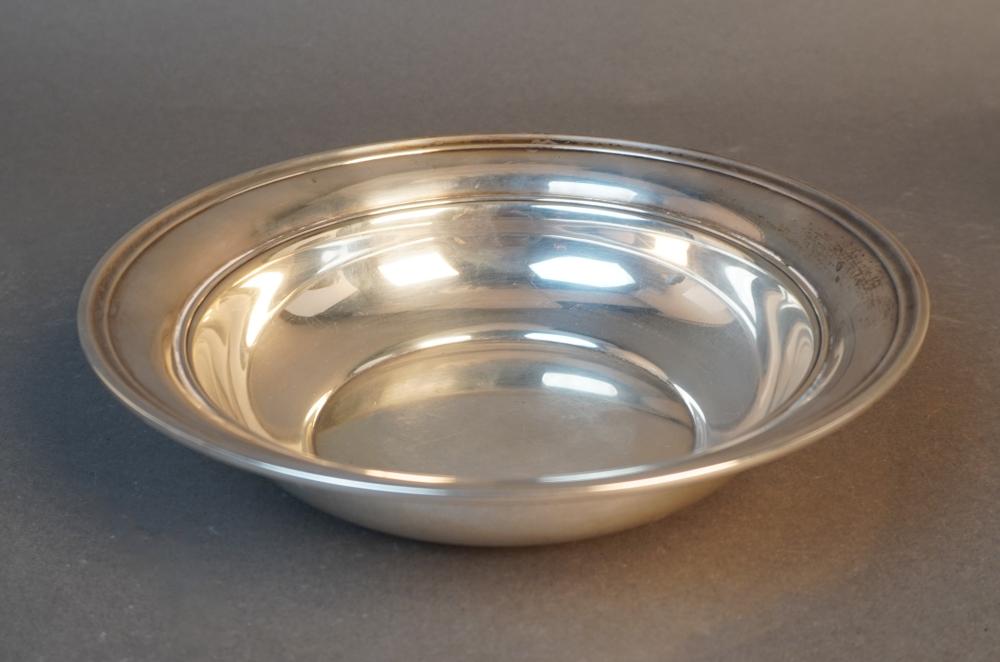 GORHAM STERLING SILVER BOWL, D: 9