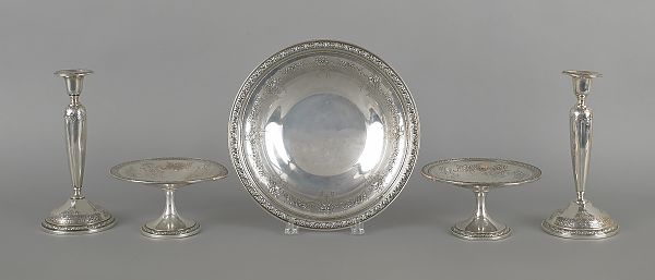 Gorham sterling silver five-piece