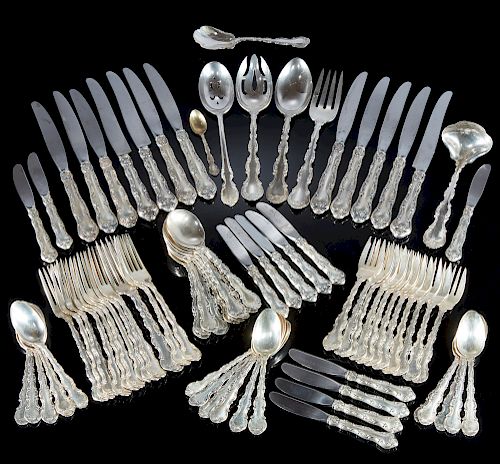 GORHAM STERLING SILVER FLATWARE,