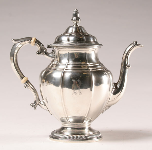 Gorham sterling silver teapot;