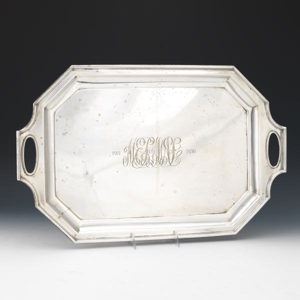 GORHAM STERLING SILVER TRAY  1 ?" x