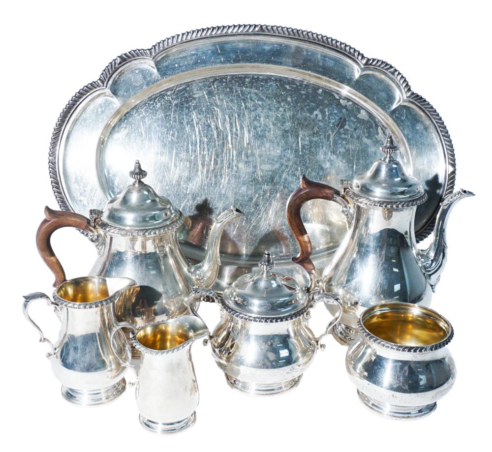 GORHAM STERLING SIX-PIECE COFFEE