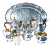GORHAM STERLING SIX-PIECE COFF