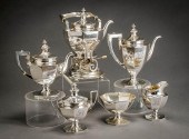 GORHAM STERLING SIX-PIECE COFF