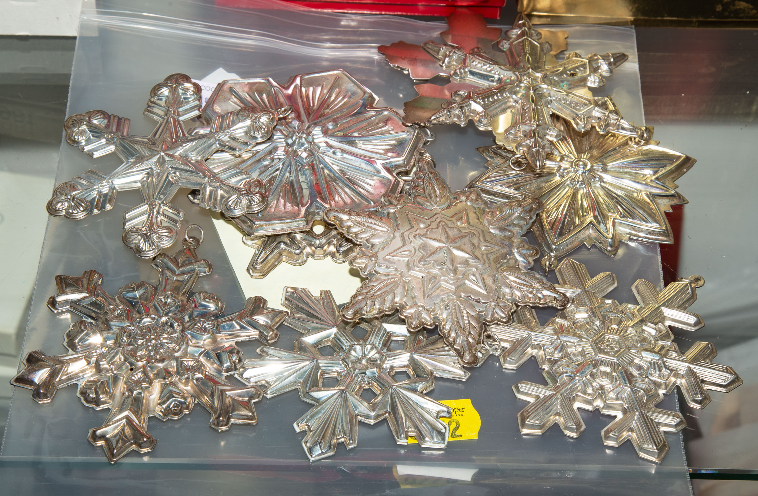 GORHAM STERLING SNOWFLAKES Includes