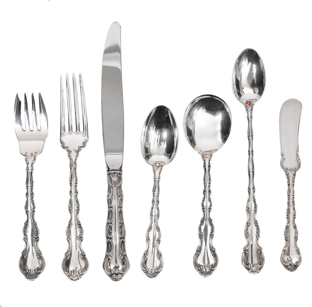 GORHAM STERLING STRASBOURG 52 PC.