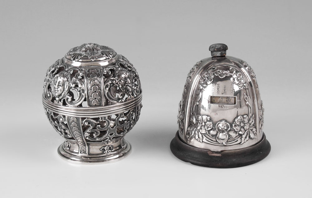 GORHAM STERLING STRING HOLDER AND