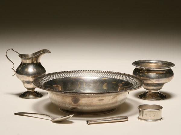 Gorham sterling sugar and