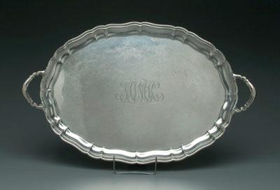 Gorham sterling tray, oval with
