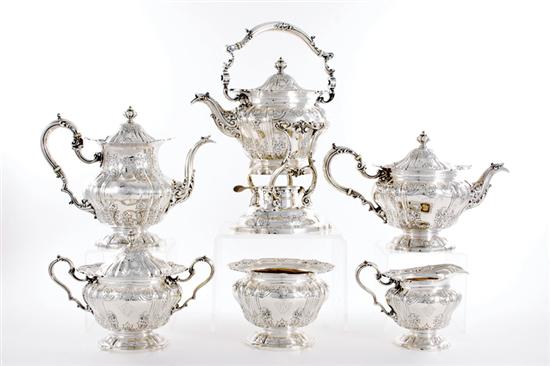 Gorham/Durgin sterling tea and