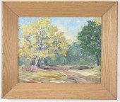 GORMAN WOODY OIL ON BOARDGORMA