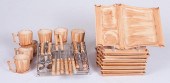 GOSS CHINA BAMBOO MOTIF PLATES