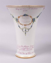 GOTHA PORCELAIN DATED COMMEMOR