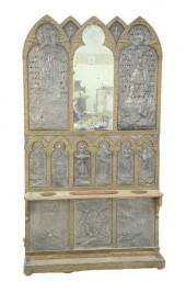 GOTHIC HALL RACK, HAVING EMBOS
