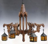 GOTHIC REVIVAL CARVED GARGOYLE