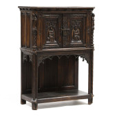 GOTHIC REVIVAL CARVED OAK VEST