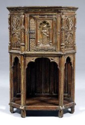 Gothic Revival court cupboard,