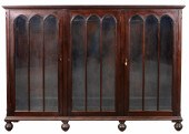 GOTHIC REVIVAL MAHOGANY BOOKCA