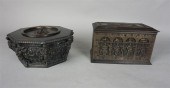 GOTHIC REVIVAL METAL CASKET AN