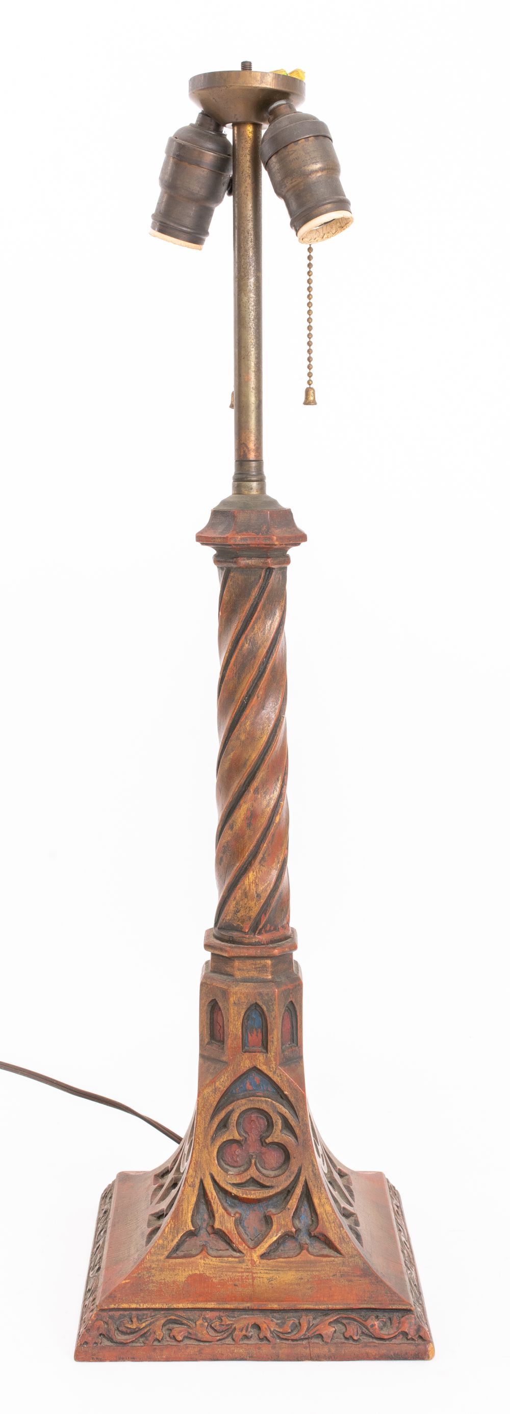 GOTHIC REVIVAL POLYCHROMED WOOD