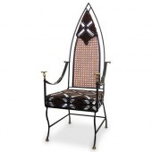 GOTHIC REVIVAL THRONE CHAIRDES