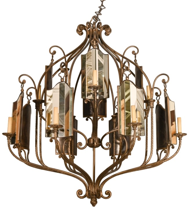 GOTHIC REVIVAL TOLE METAL AND
