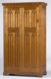 Gothic Revival Wall Cupboard C