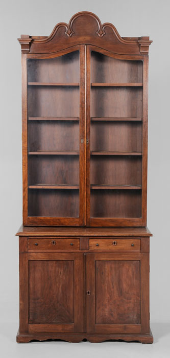 Gothic Revival Walnut Bookcase