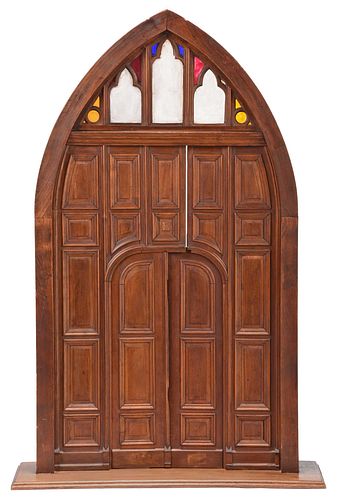 GOTHIC STYLE ARCHITECTURAL MODEL OF