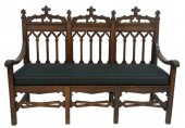 GOTHIC STYLE OAK TRIPLE BACK B