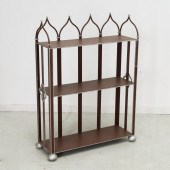 GOTHIC STYLE PAINTED METAL BOO