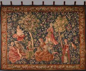 GOTHIC STYLE PASTORAL TAPESTRY