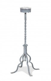 GOTHIC STYLE WROUGHT IRON CAND