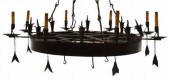 GOTHIC STYLE WROUGHT IRON EIGH