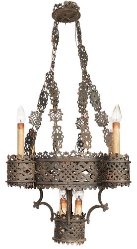 GOTHIC STYLE WROUGHT IRON PIERCED